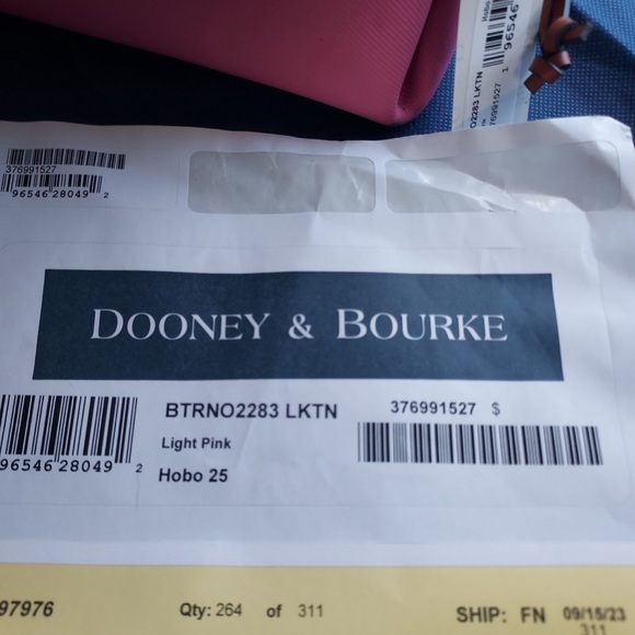 Dooney & Bourke Pink Shoulder Bag NWT - Picture 7 of 7